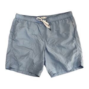 Onia The Charles 5” Swim Trunk/ Board Shorts Light Blue XXL
